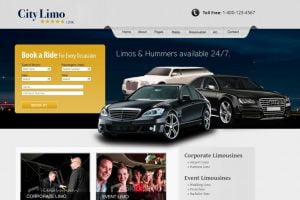 web design limousine industry
