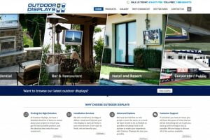 web design outdoor media displays