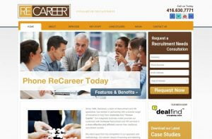 web design portfolio recareer