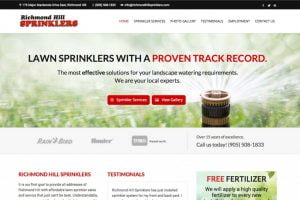 web design sprinkler systems