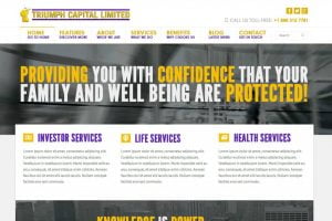 web design insurance & financial services