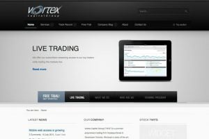 web design trading stocks