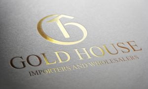 gold house logo portfolio