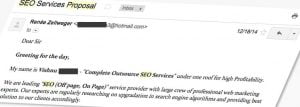 SEO Spam Emails