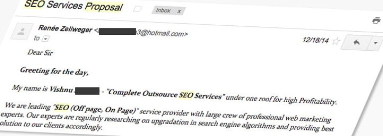 SEO-spam-emails